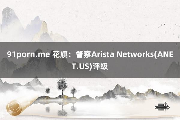 91porn.me 花旗：督察Arista Networks(ANET.US)评级