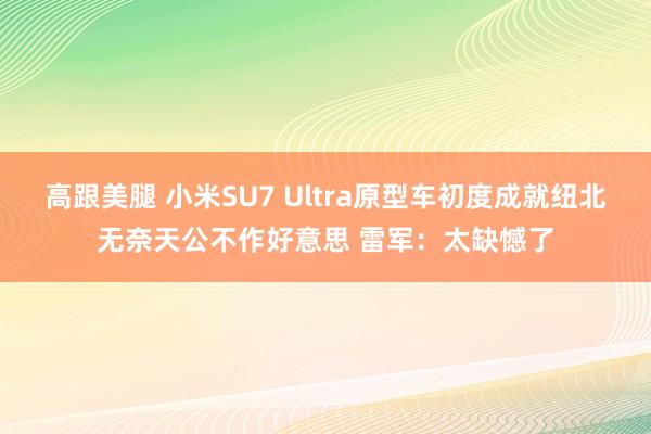 高跟美腿 小米SU7 Ultra原型车初度成就纽北无奈天公不作好意思 雷军：太缺憾了