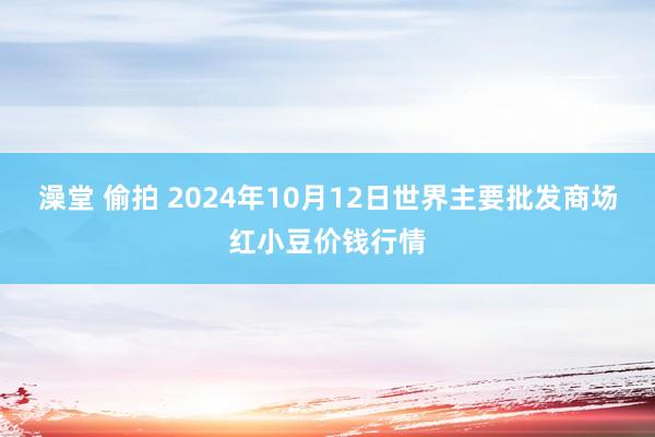 澡堂 偷拍 2024年10月12日世界主要批发商场红小豆价钱行情