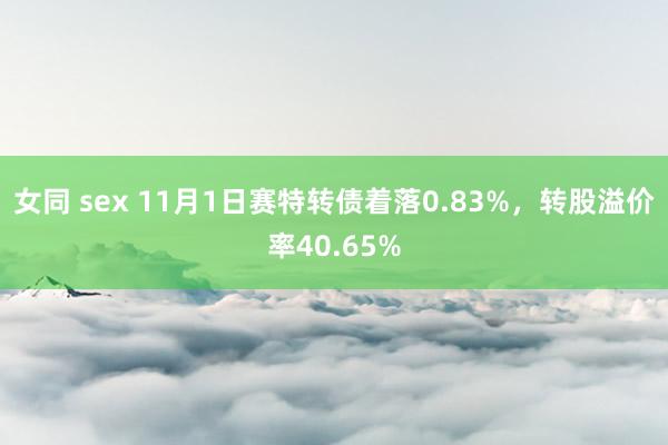 女同 sex 11月1日赛特转债着落0.83%，转股溢价率40.65%