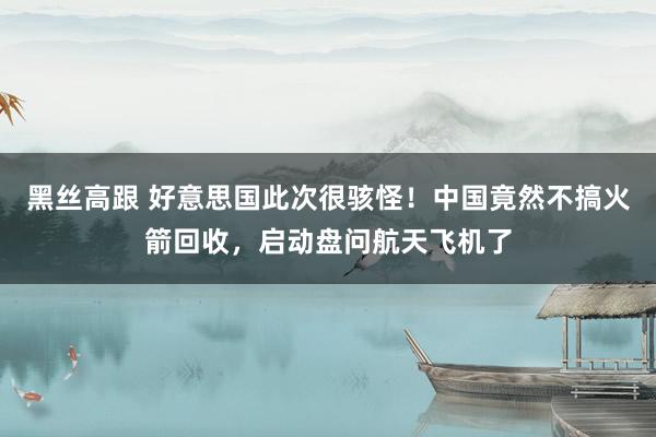 黑丝高跟 好意思国此次很骇怪！中国竟然不搞火箭回收，启动盘问航天飞机了