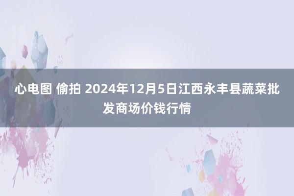 心电图 偷拍 2024年12月5日江西永丰县蔬菜批发商场价钱行情